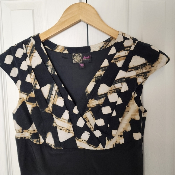 Frock! By Tracy Reese Geometric Print Sleeveless Sheath V-Neck Dress Size 2 - Picture 3 of 8
